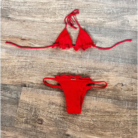 Red San Lorenzo Bikini Set 2023 NEW - Picture 1 of 3